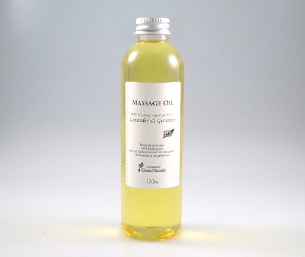 Photo1: Lavender & Geranium Massage Oil (1)