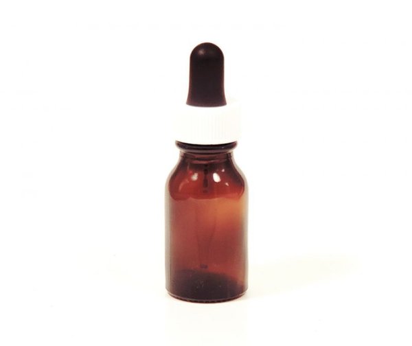 Photo1: 15ml Amber Glass Bottle with Dropper Pippette (1)