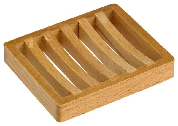 Photo1: Wood Soap Dish (Eco-Friendly, 100% Biodegradable) (1)