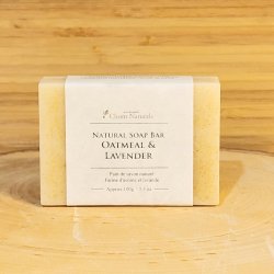 Photo1: Oatmeal & Lavender Soap Bar