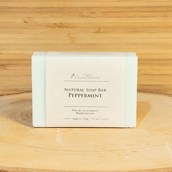 Photo1: Peppermint Soap Bar (1)